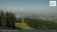 Archived image Webcam Gmunden: View Top Station Grünberg 12:00