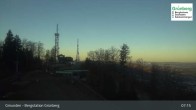 Archived image Webcam Gmunden: View Top Station Grünberg 06:00