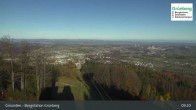 Archived image Webcam Gmunden: View Top Station Grünberg 08:00