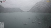Archiv Foto Webcam Pertisau: Blick vom Hotel Post auf den Achensee 13:00