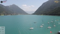 Archived image Webcam Pertisau: Lakeview Hotel Post 08:00