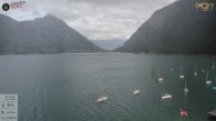 Archiv Foto Webcam Pertisau: Blick vom Hotel Post auf den Achensee 15:00