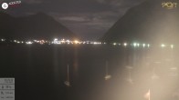 Archiv Foto Webcam Pertisau: Blick vom Hotel Post auf den Achensee 23:00
