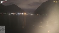Archiv Foto Webcam Pertisau: Blick vom Hotel Post auf den Achensee 01:00