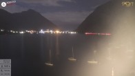 Archiv Foto Webcam Pertisau: Blick vom Hotel Post auf den Achensee 03:00