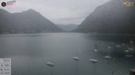 Archiv Foto Webcam Pertisau: Blick vom Hotel Post auf den Achensee 07:00