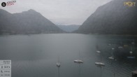 Archiv Foto Webcam Pertisau: Blick vom Hotel Post auf den Achensee 08:00