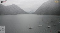 Archiv Foto Webcam Pertisau: Blick vom Hotel Post auf den Achensee 09:00