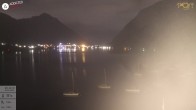 Archiv Foto Webcam Pertisau: Blick vom Hotel Post auf den Achensee 01:00
