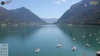 Archiv Foto Webcam Pertisau: Blick vom Hotel Post auf den Achensee 11:00