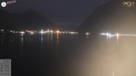 Archiv Foto Webcam Pertisau: Blick vom Hotel Post auf den Achensee 23:00