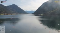 Archiv Foto Webcam Pertisau: Blick vom Hotel Post auf den Achensee 09:00