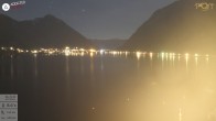 Archiv Foto Webcam Pertisau: Blick vom Hotel Post auf den Achensee 21:00