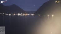 Archiv Foto Webcam Pertisau: Blick vom Hotel Post auf den Achensee 23:00