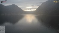 Archiv Foto Webcam Pertisau: Blick vom Hotel Post auf den Achensee 07:00