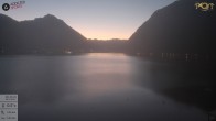 Archiv Foto Webcam Pertisau: Blick vom Hotel Post auf den Achensee 05:00