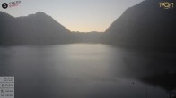 Archiv Foto Webcam Pertisau: Blick vom Hotel Post auf den Achensee 06:00