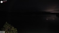 Archived image Webcam Walchensee: View Hotel Karwendelblick 23:00