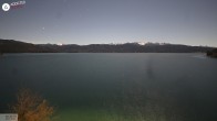 Archived image Webcam Walchensee: View Hotel Karwendelblick 23:00