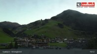 Archiv Foto Webcam Hinterglemm: Ort und Talstation Seilbahn 18:00