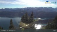 Archiv Foto Webcam Blick vom Herzogstand auf den Kochelsee 18:00