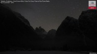 Archiv Foto Webcam Toblach: Drei Zinnen Blick 03:00