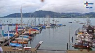 Archiv Foto Webcam Attersee: Union Yacht Club 19:00