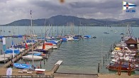 Archived image Webcam Union Yacht Club at Attersee 13:00