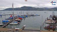 Archiv Foto Webcam Attersee: Union Yacht Club 08:00