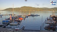 Archived image Webcam Union Yacht Club at Attersee 17:00