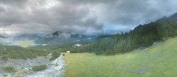 Archiv Foto Webcam Ehrwald: Weißlähnabfahrt 19:00