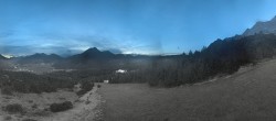 Archiv Foto Webcam Ehrwald: Weißlähnabfahrt 19:00