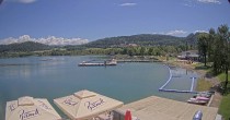 Archived image Webcam Längsee lake 11:00