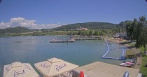 Archived image Webcam Längsee lake 13:00