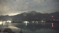 Archived image Webcam Faaker See lake, Mittagskogel 03:00