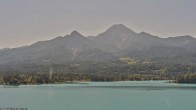 Archived image Webcam Faaker See lake, Mittagskogel 11:00