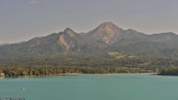 Archived image Webcam Faaker See lake, Mittagskogel 15:00