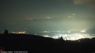 Archiv Foto Webcam Blick vom Gerlitzen Gipfel 23:00