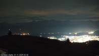 Archiv Foto Webcam Blick vom Gerlitzen Gipfel 01:00