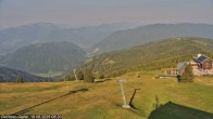 Archiv Foto Webcam Gerlitzen Gipfel: Blick Alpengasthof 07:00
