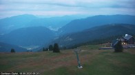 Archiv Foto Webcam Gerlitzen Gipfel: Blick Alpengasthof 05:00
