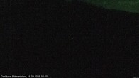 Archiv Foto Webcam Gerlitzen Mittelstation: Schirmbar und Sonnenarena 01:00