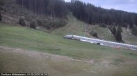 Archiv Foto Webcam Gerlitzen Mittelstation: Schirmbar und Sonnenarena 05:00