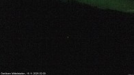 Archiv Foto Webcam Gerlitzen Mittelstation: Schirmbar und Sonnenarena 01:00