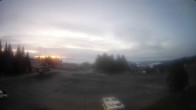 Archived image Webcam Parking lot, skiresort Hochrindl 05:00