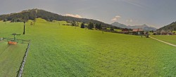 Archived image Webcam Panorama valley station, skiresort Pillersee 08:00