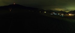 Archived image Webcam Panorama valley station, skiresort Pillersee 23:00