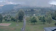 Archiv Foto Webcam Pressegger See: Schluga Strandbad 19:00