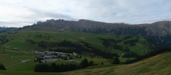 Archived image Webcam Seiser Alm - panoramic view 08:00