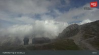 Archived image Webcam Hafelekar - Innsbruck Nordkettenbahn 12:00